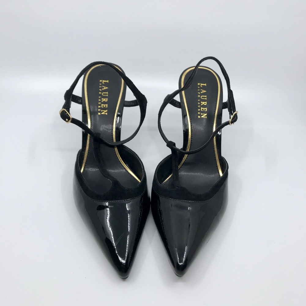 Ralph Lauren Pointed-Toe Patent Leather Heels 🖤
